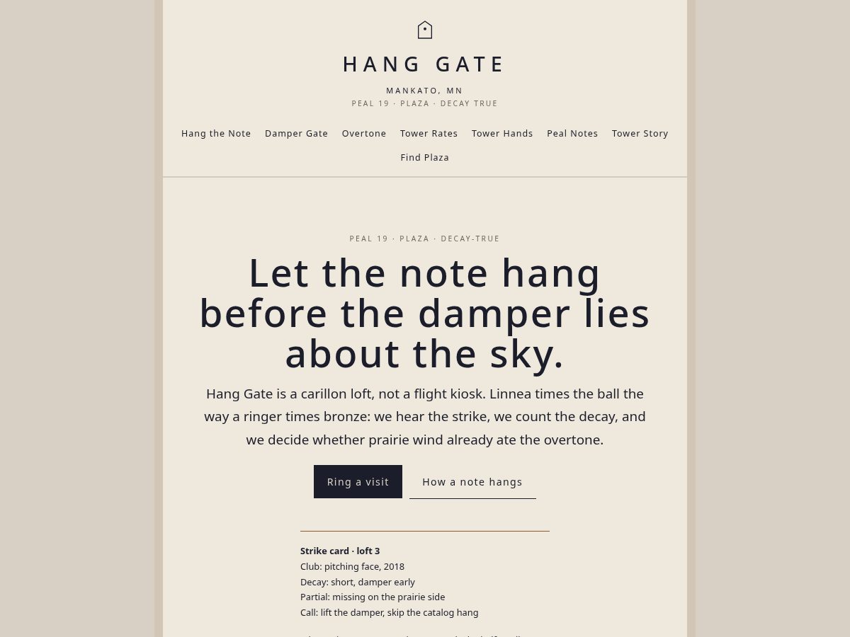 Landing-page snapshot of hanggate.shop