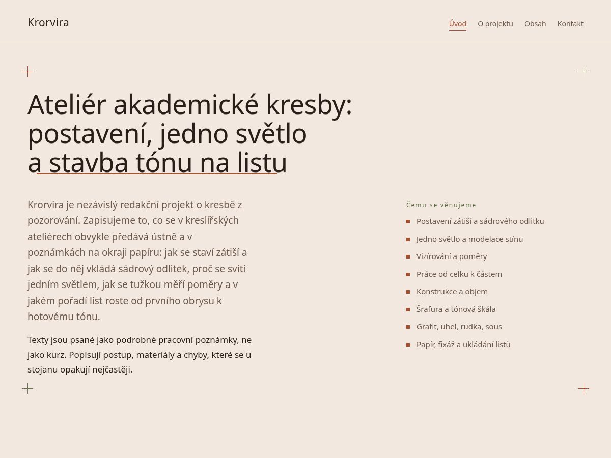 Landing-page snapshot of krorvira.world