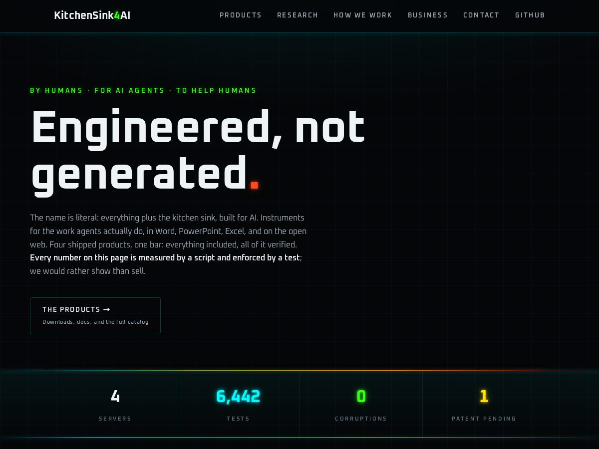 Landing-page snapshot of ks4ai.com