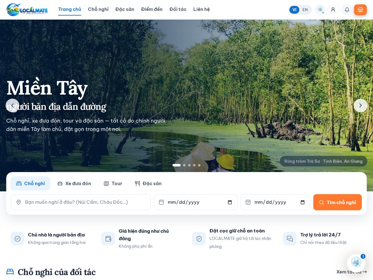Landing-page snapshot of localmate.click