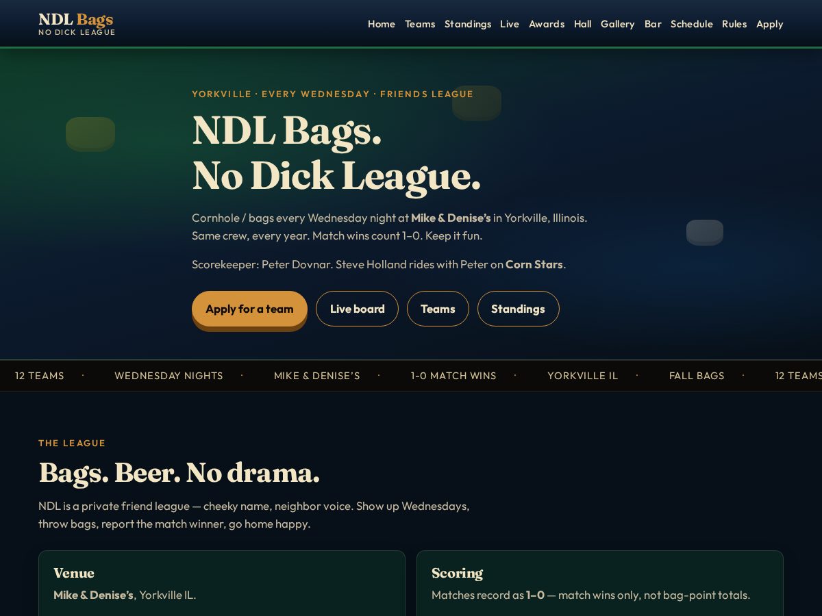 Landing-page snapshot of mikeanddenisendl.com