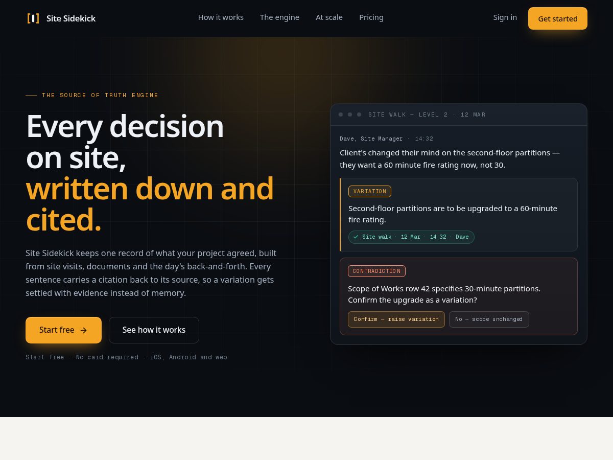 Landing-page snapshot of noisy-neighbour.com