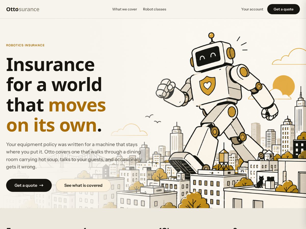 Landing-page snapshot of ottosurance.com