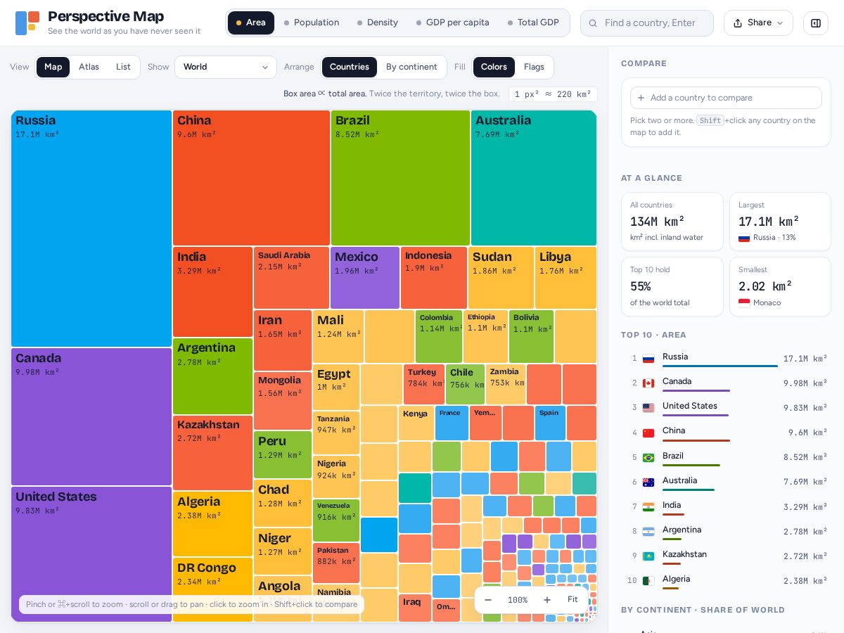 Landing-page snapshot of perspectivemaps.com