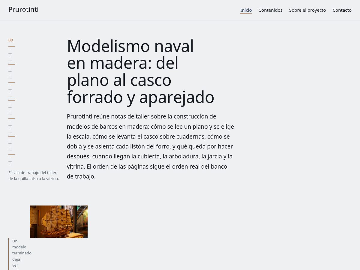 Landing-page snapshot of prurotinti.world
