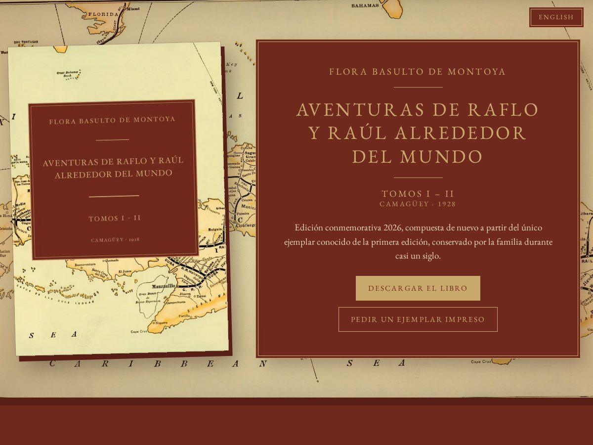Landing-page snapshot of rafloyraul.com