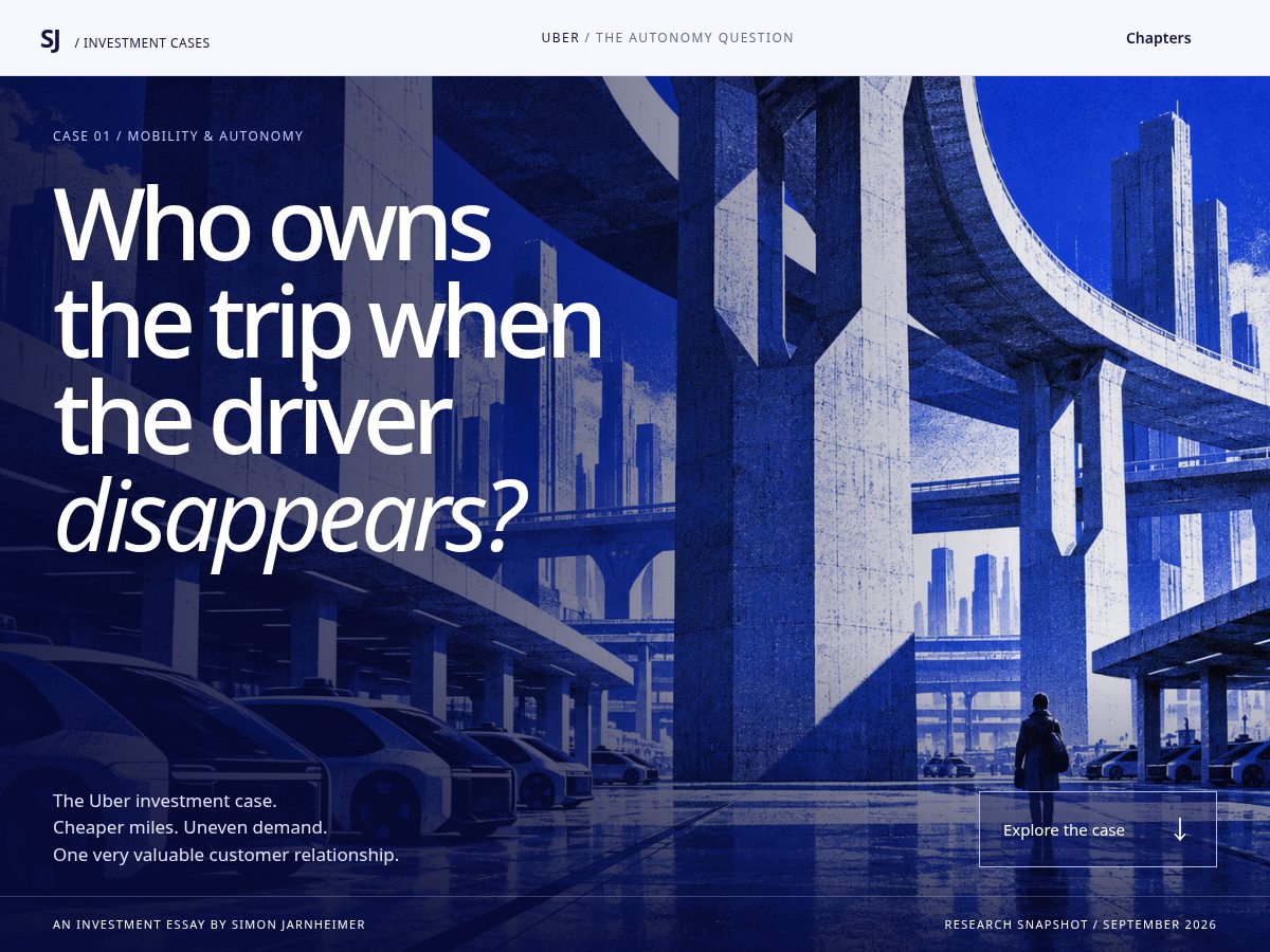 Landing-page snapshot of simonjarnheimer.com