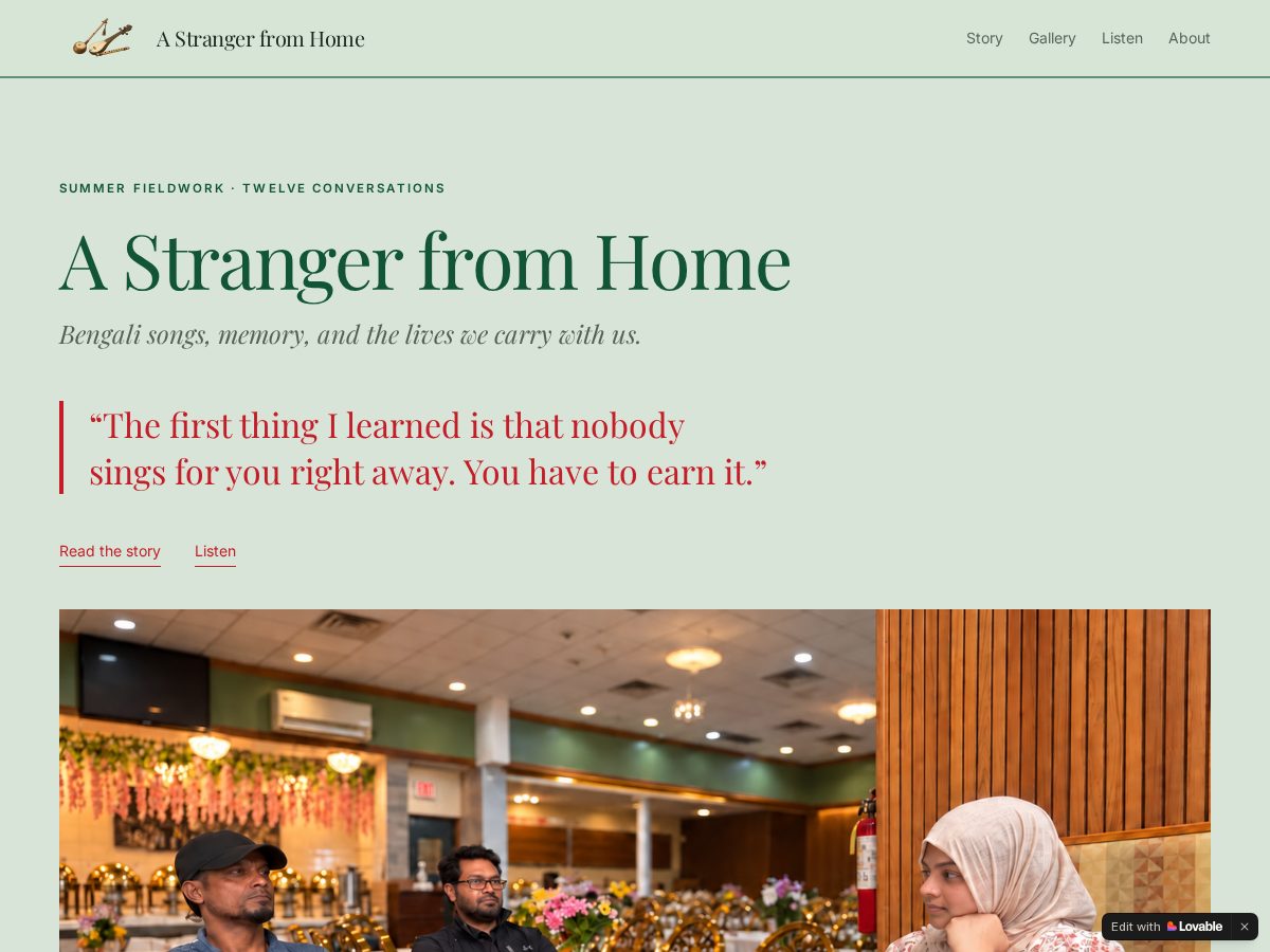 Landing-page snapshot of songsofheal.com