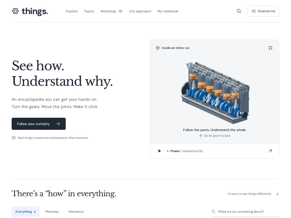 Landing-page snapshot of things-workshop.com