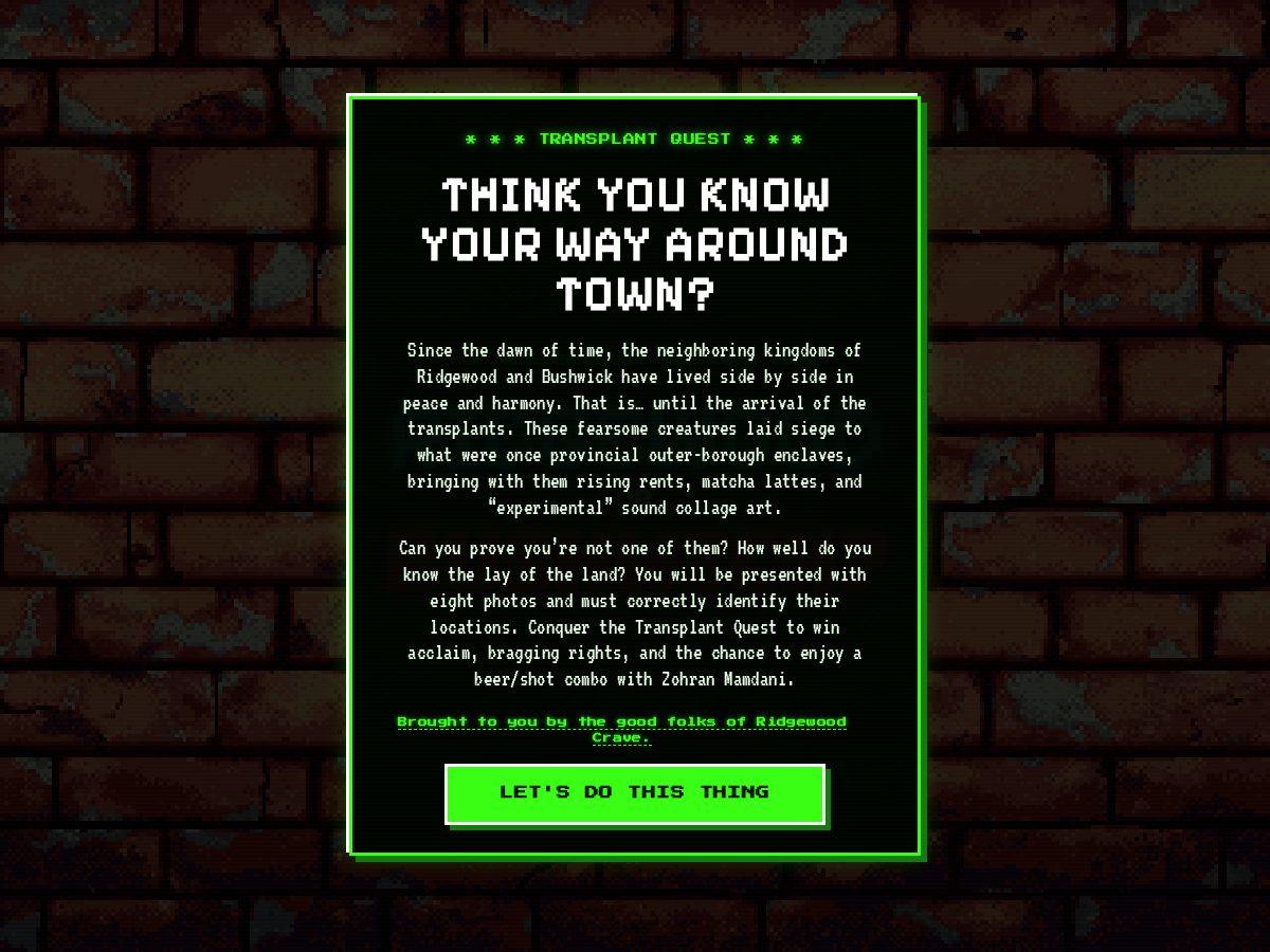 Landing-page snapshot of transplant.quest