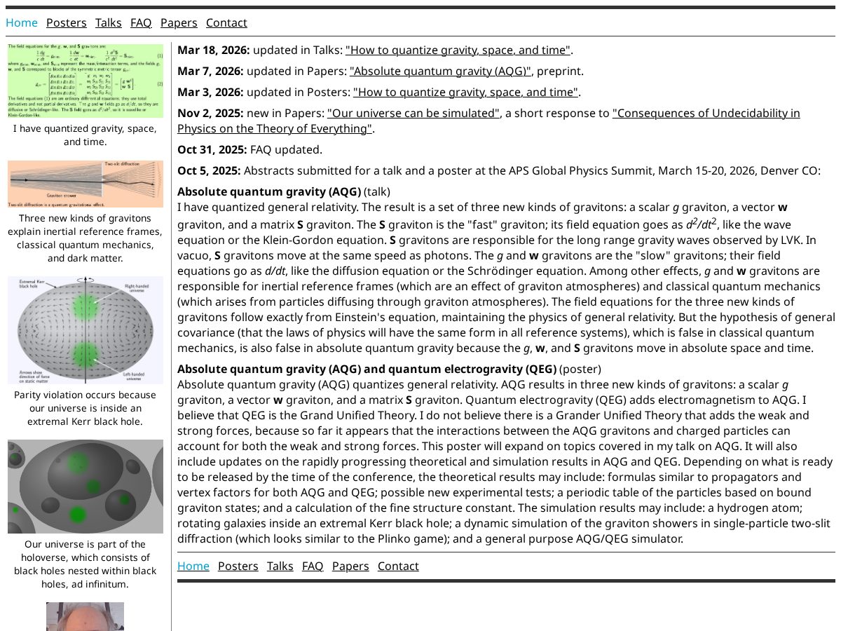 Landing-page snapshot of creationproject.org
