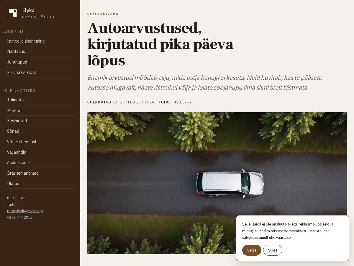 Landing-page snapshot of elyka.org