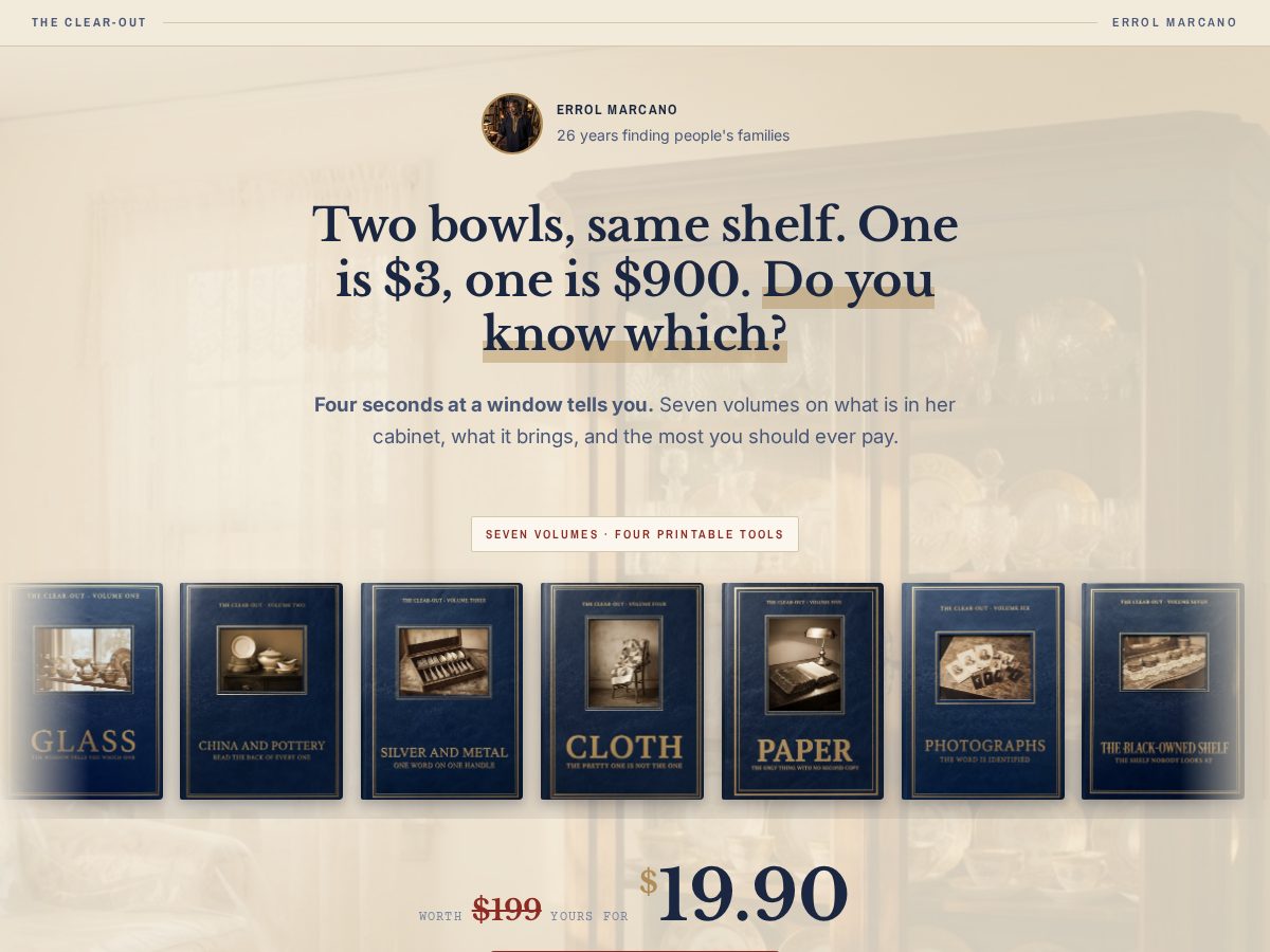 Landing-page snapshot of errolmarcano.com