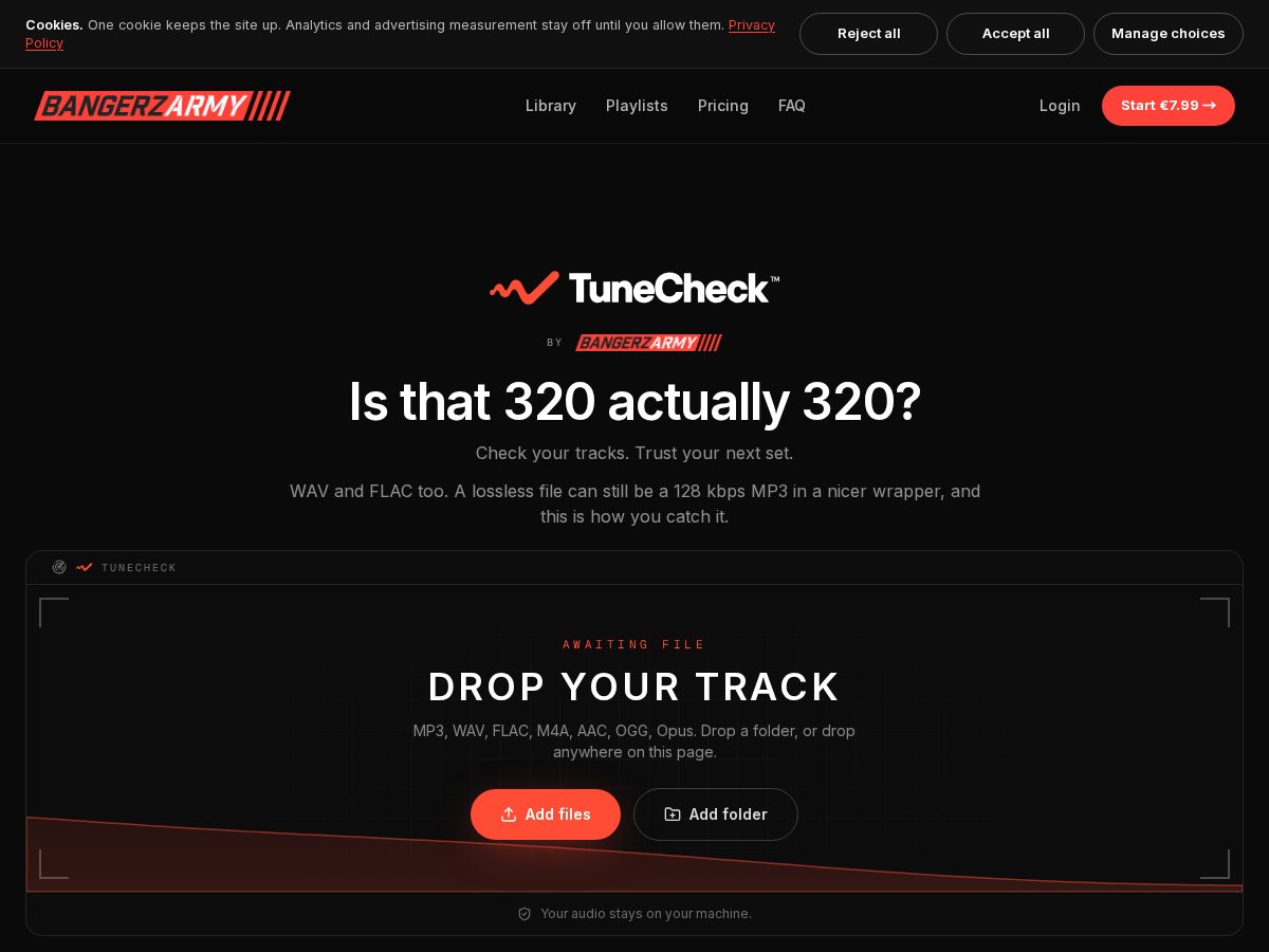 Landing-page snapshot of fake320.com