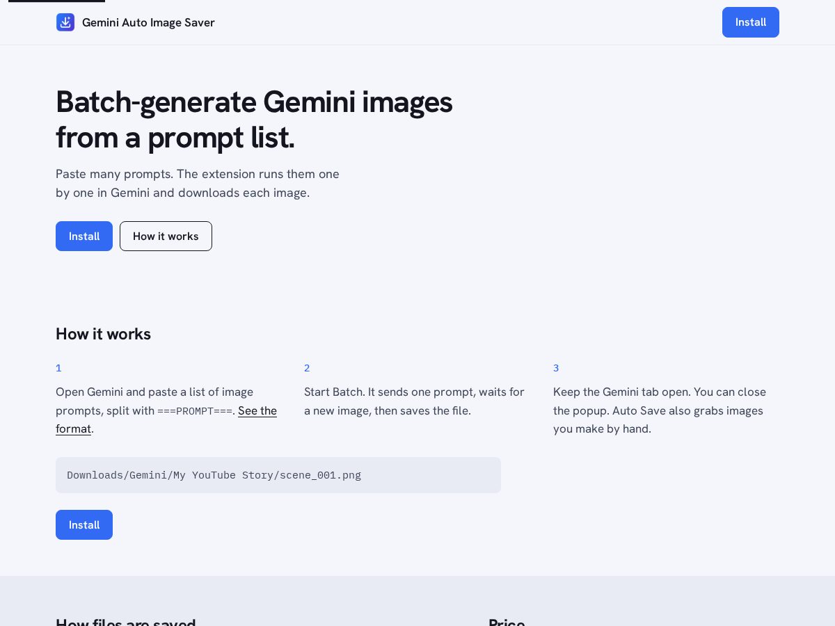 Landing-page snapshot of geminiautosaver.com