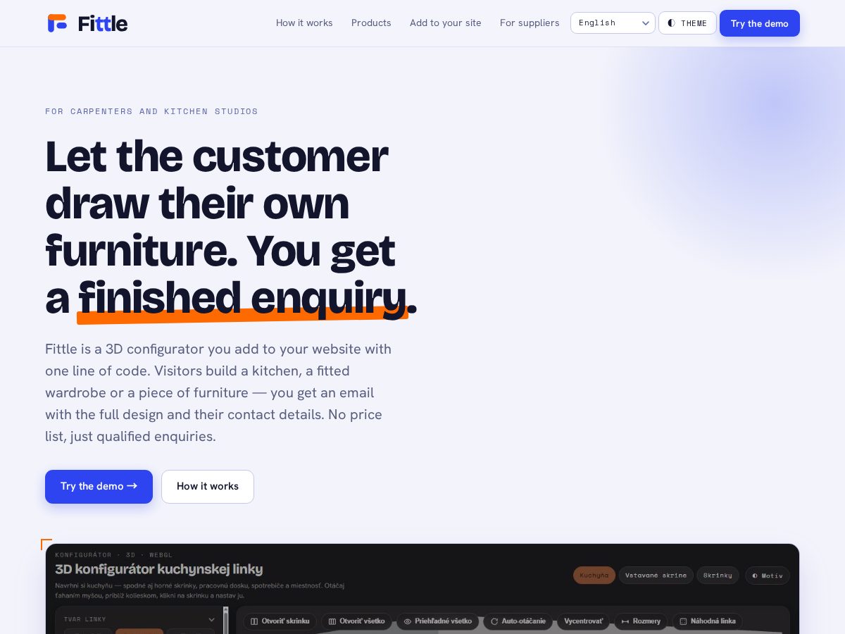 Landing-page snapshot of getfittle.com