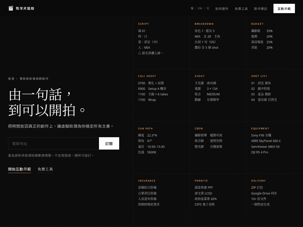Landing-page snapshot of getshotsdone.com