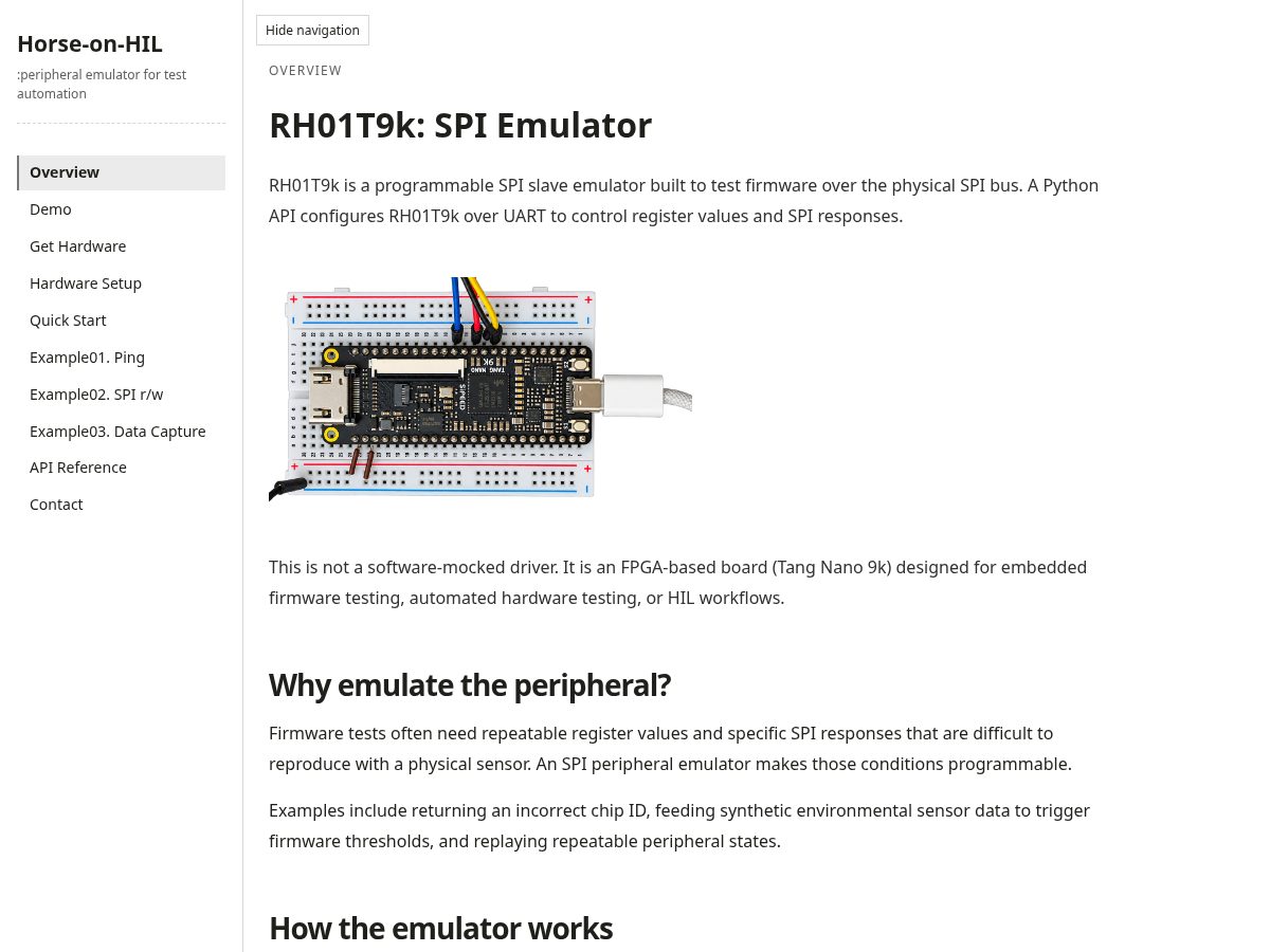 Landing-page snapshot of horse-on-hil.com