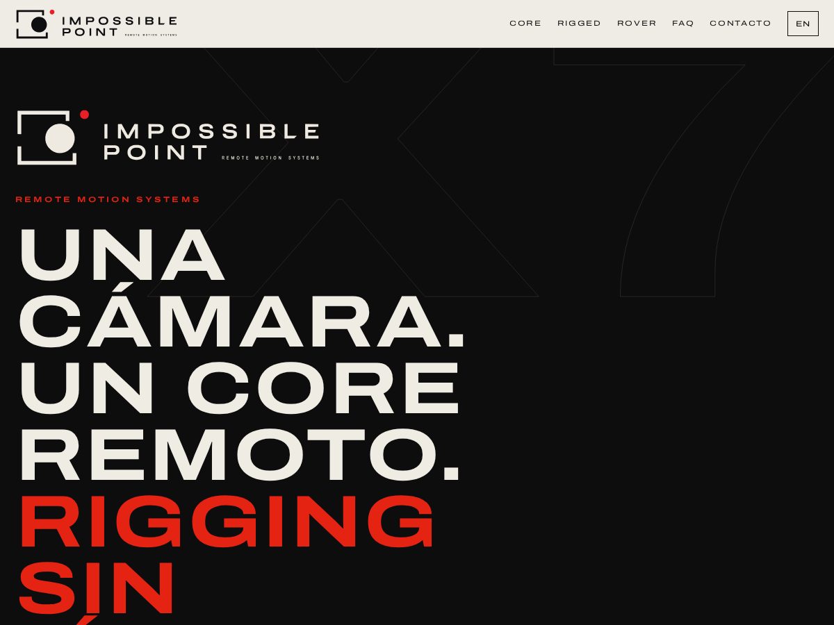 Landing-page snapshot of impossiblepoint.com