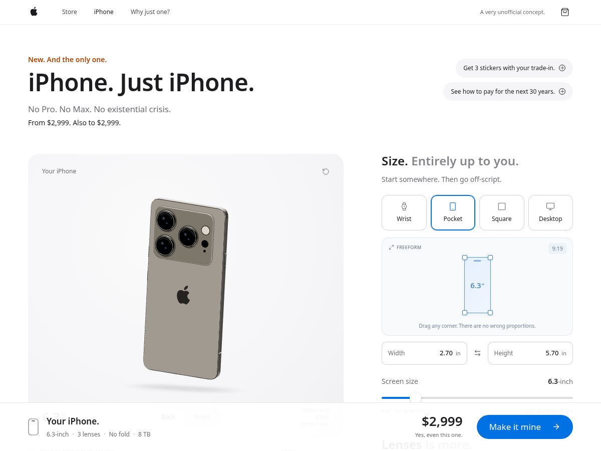 Landing-page snapshot of iphone.build