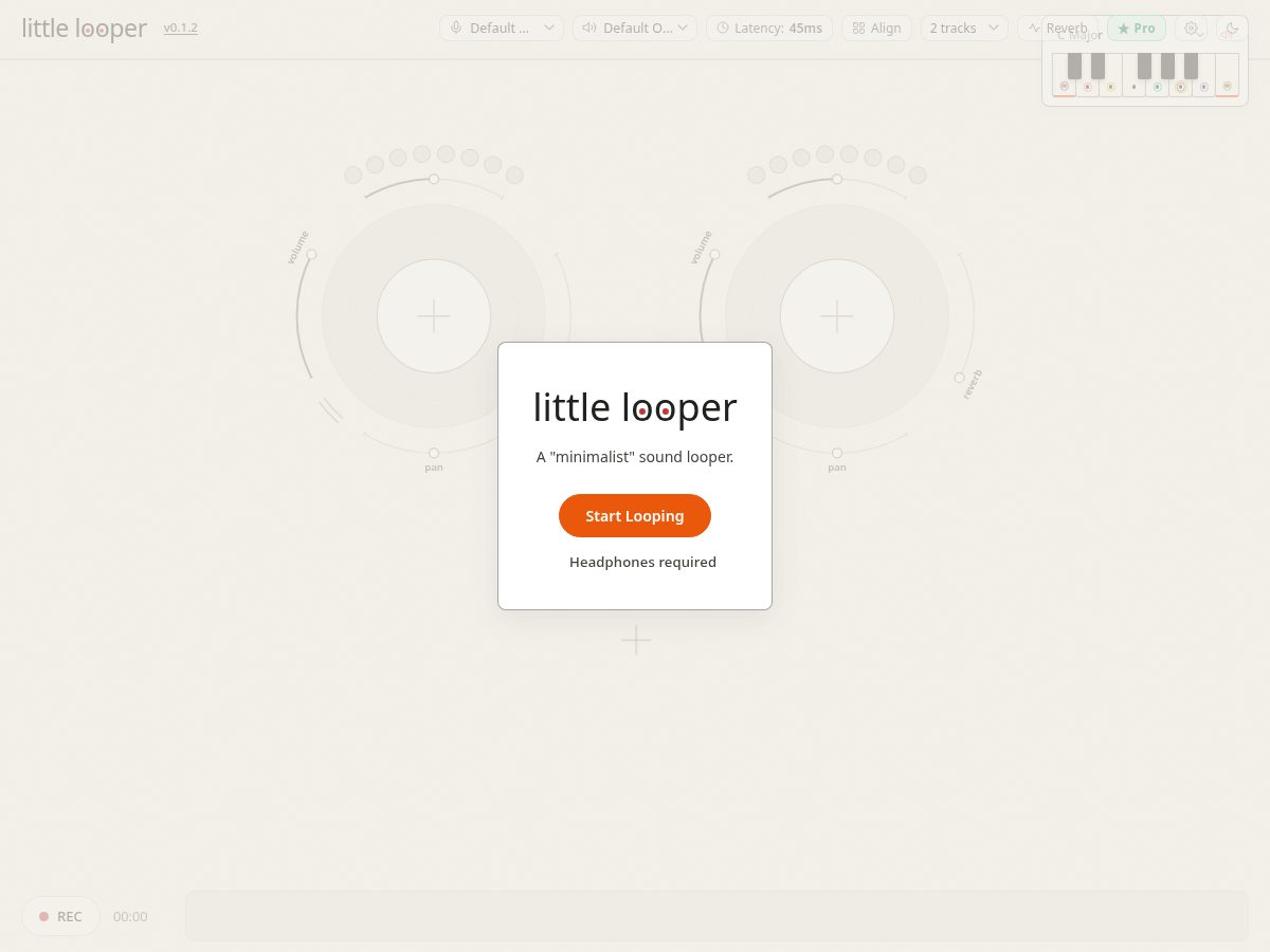 Landing-page snapshot of littlelooper.app
