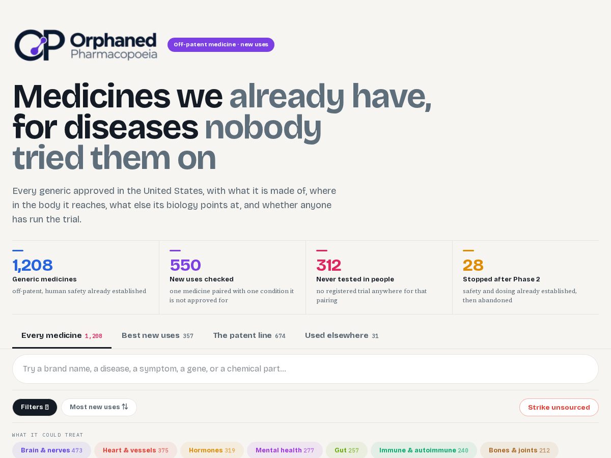 Landing-page snapshot of medunlock.org