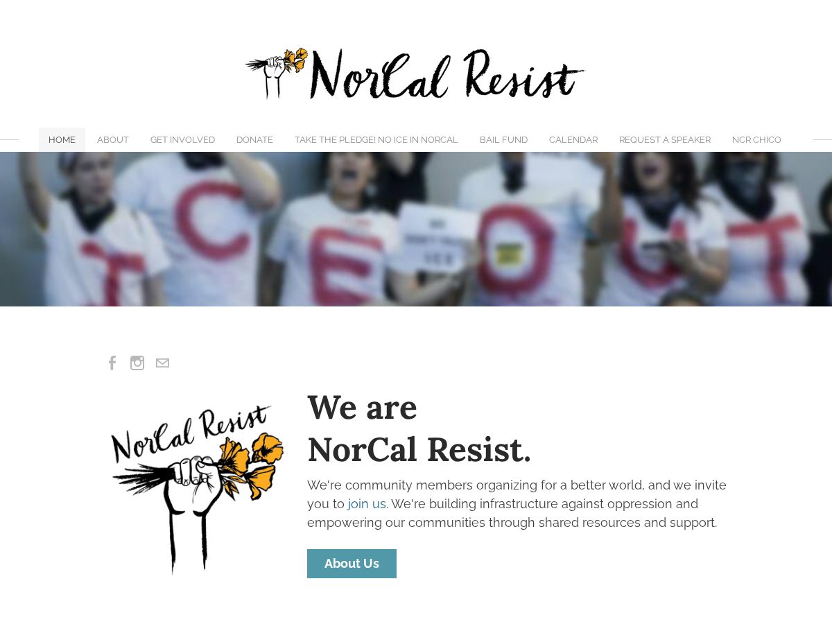 Landing-page snapshot of ncr.fund