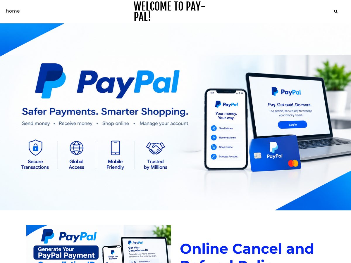 Landing-page snapshot of paypalform.net