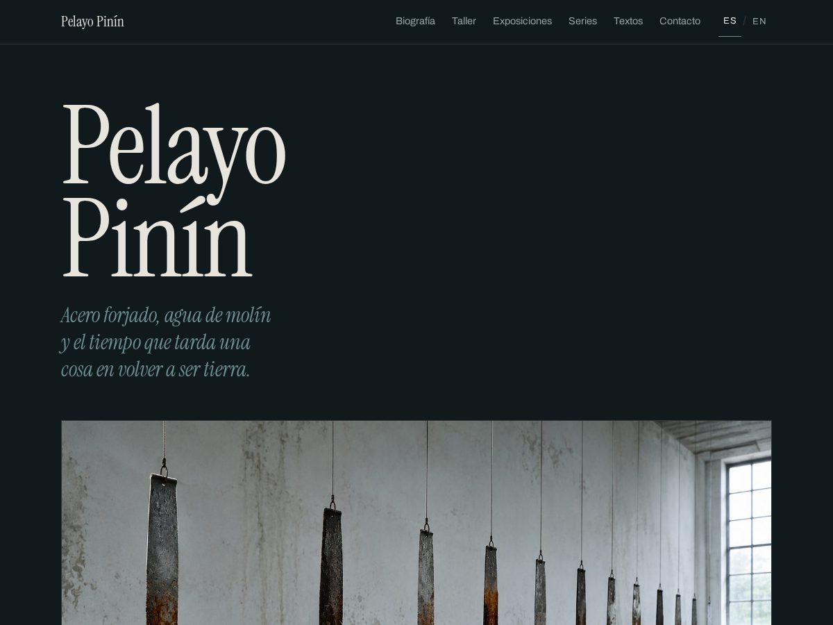 Landing-page snapshot of pelayopinin.art