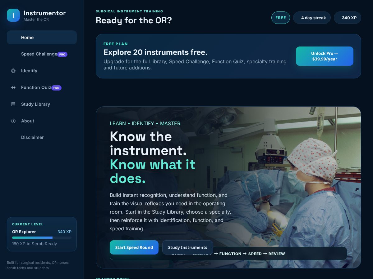 Landing-page snapshot of surgtools.com