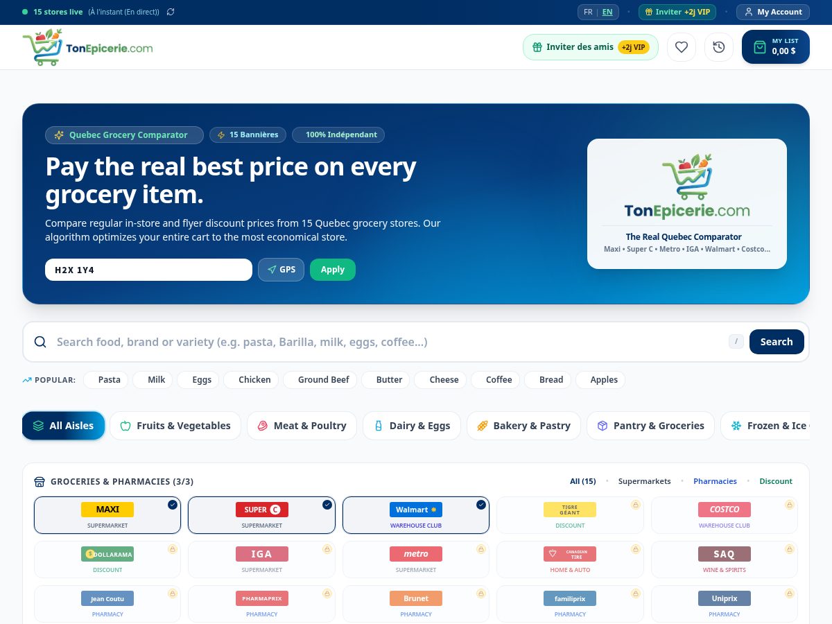 Landing-page snapshot of tonepicerie.com