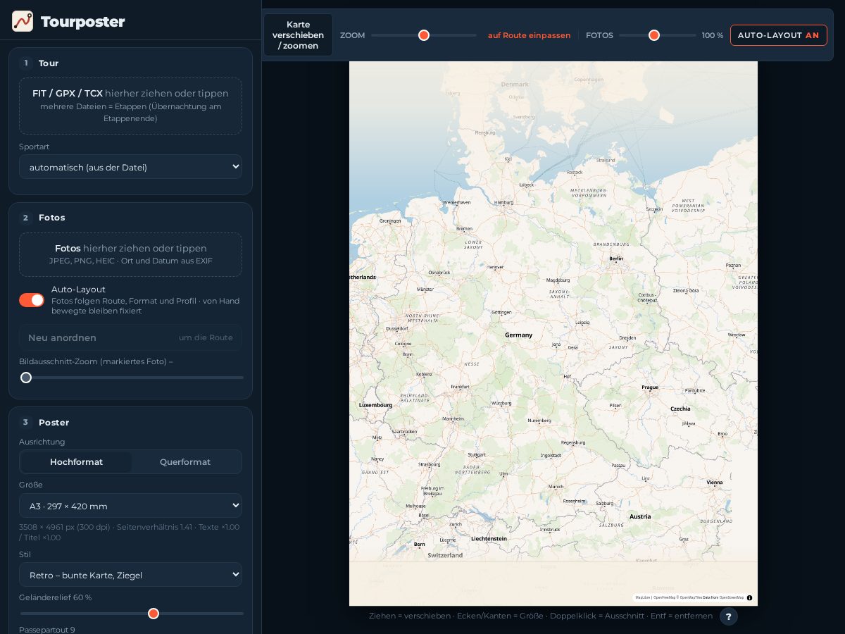 Landing-page snapshot of tourposter.online