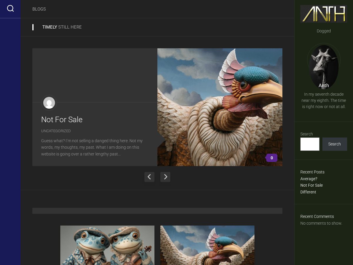 Landing-page snapshot of anth.ink