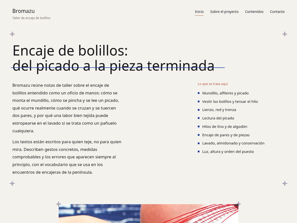 Landing-page snapshot of bromazu.world