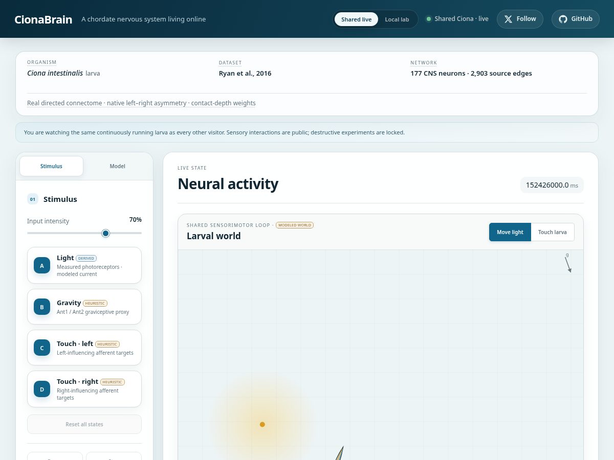 Landing-page snapshot of cionabrain.online