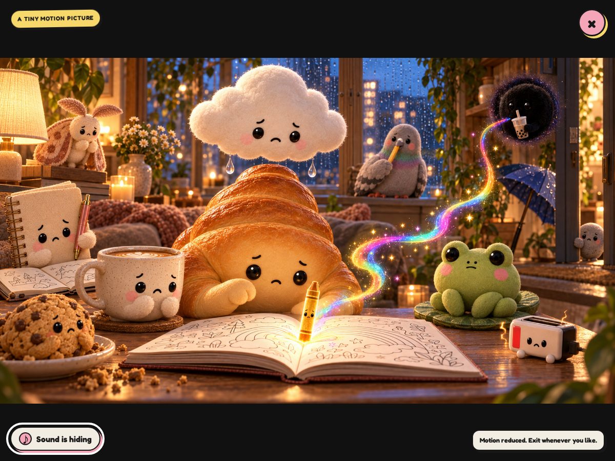 Landing-page snapshot of cutelittleproblems.com