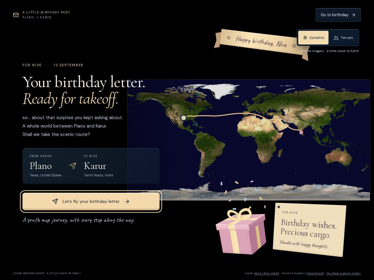 Landing-page snapshot of dearnive.com