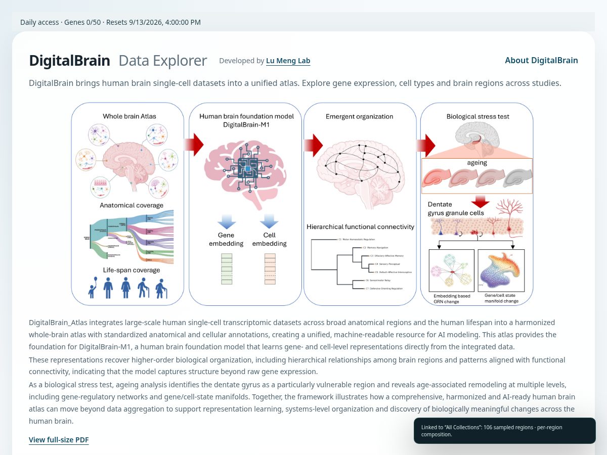 Landing-page snapshot of digitalbrain-human.com