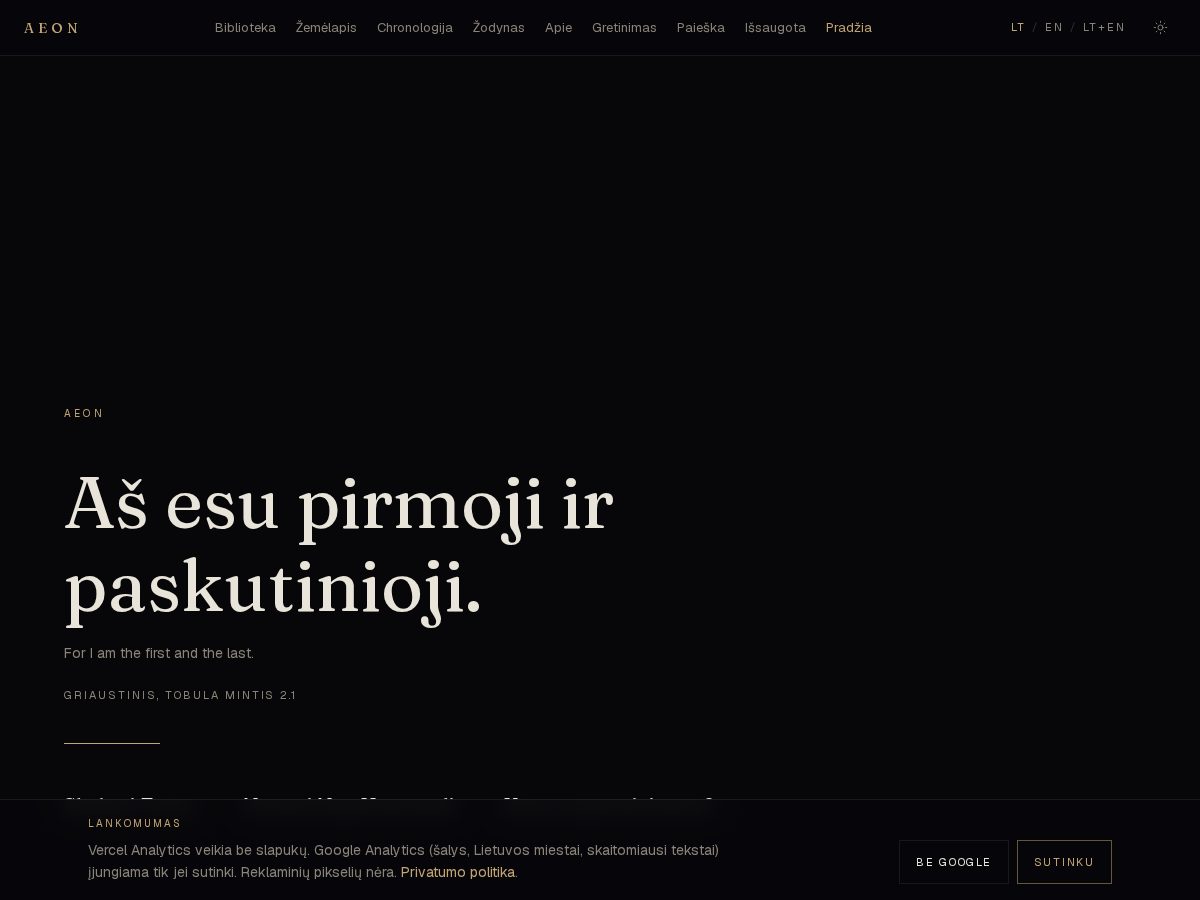 Landing-page snapshot of evangelijos.com