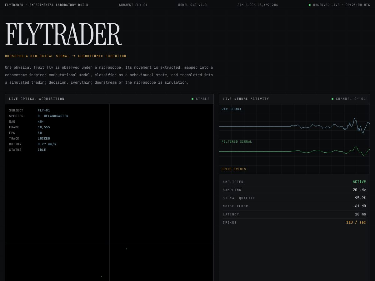 Landing-page snapshot of flybraintrades.com