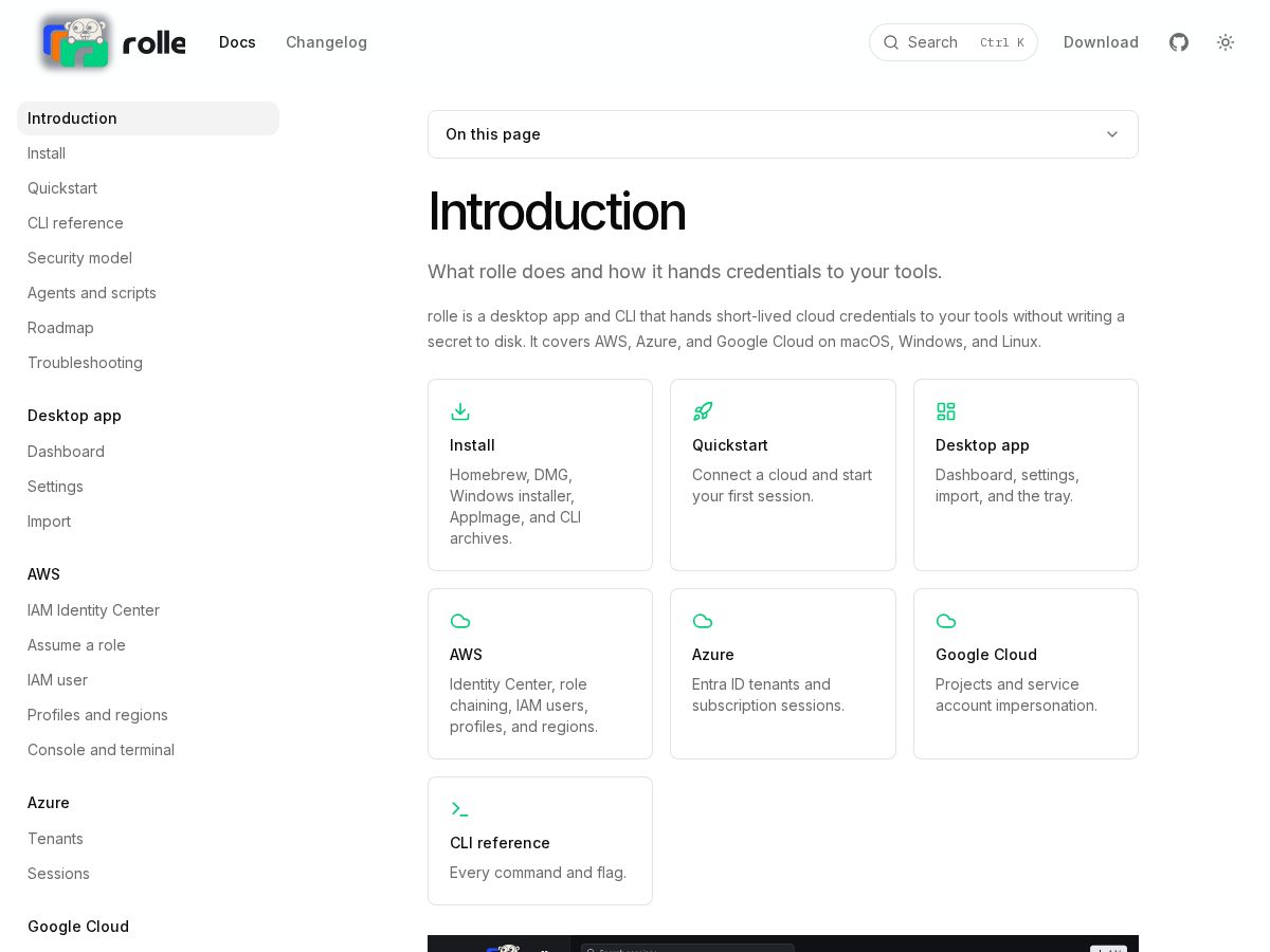 Landing-page snapshot of getrolle.com