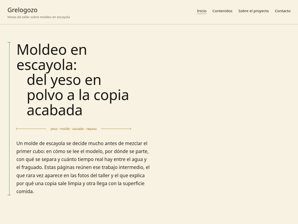Landing-page snapshot of grelogozo.world