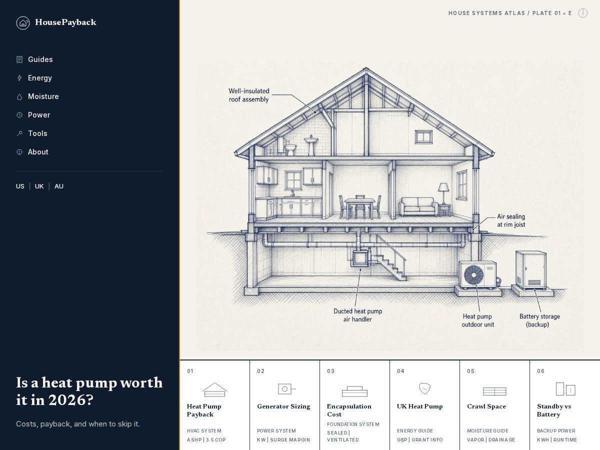 Landing-page snapshot of housepayback.com