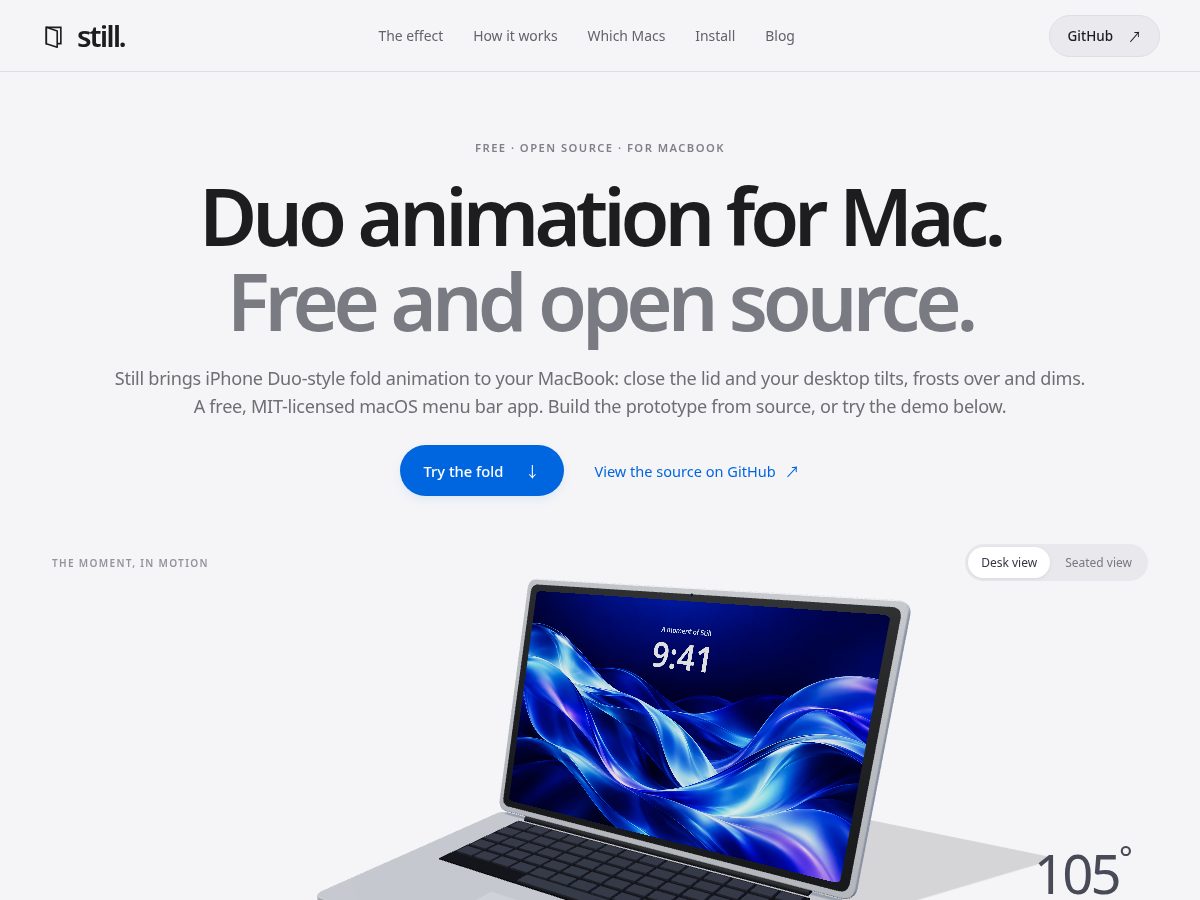Landing-page snapshot of iphoneduoanimation.com