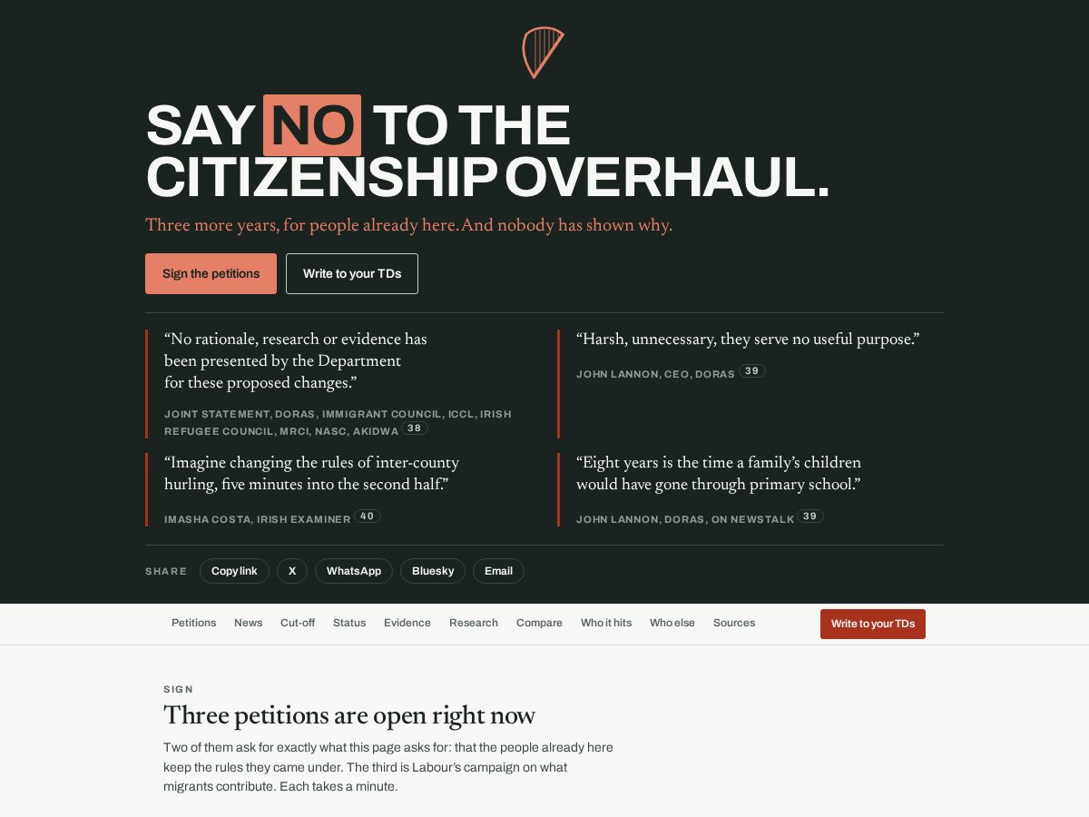 Landing-page snapshot of keepitfive.org