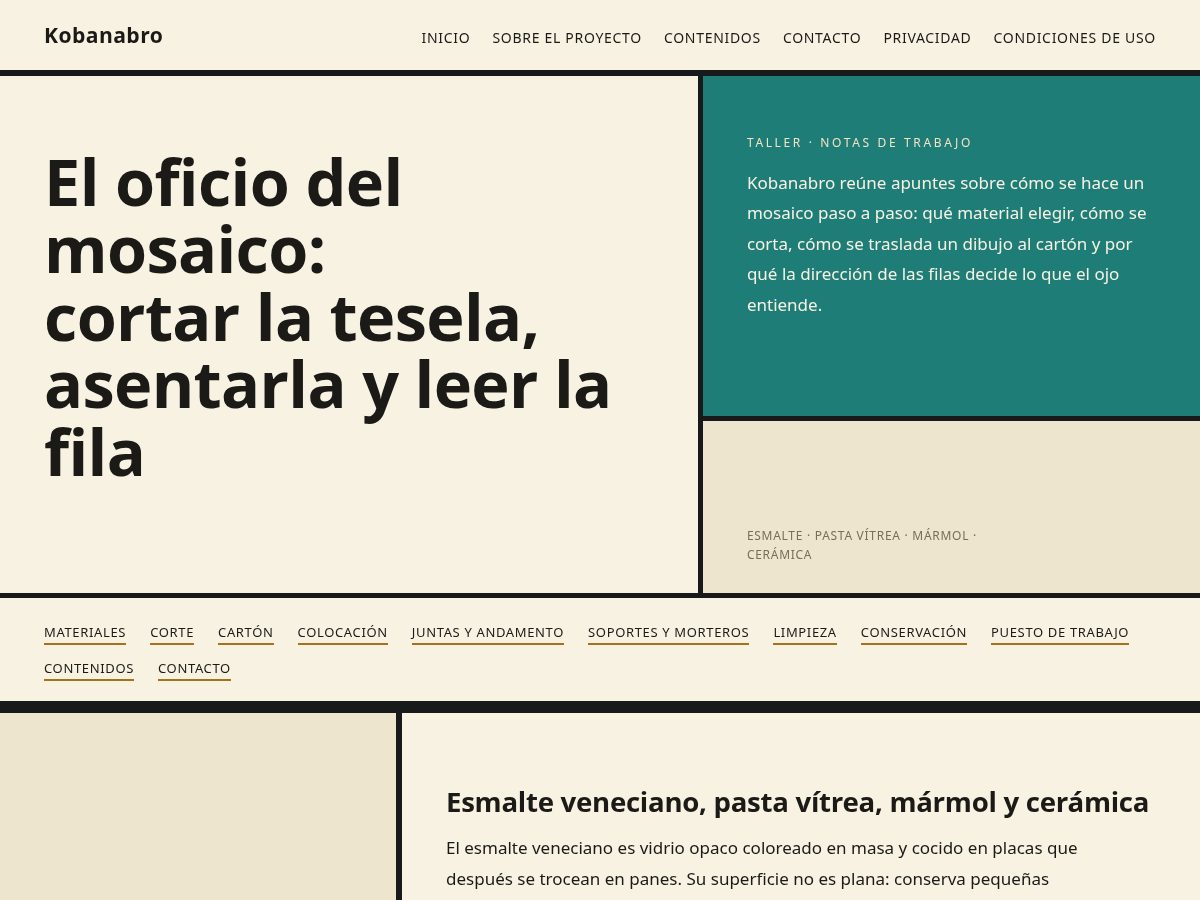 Landing-page snapshot of kobanabro.world