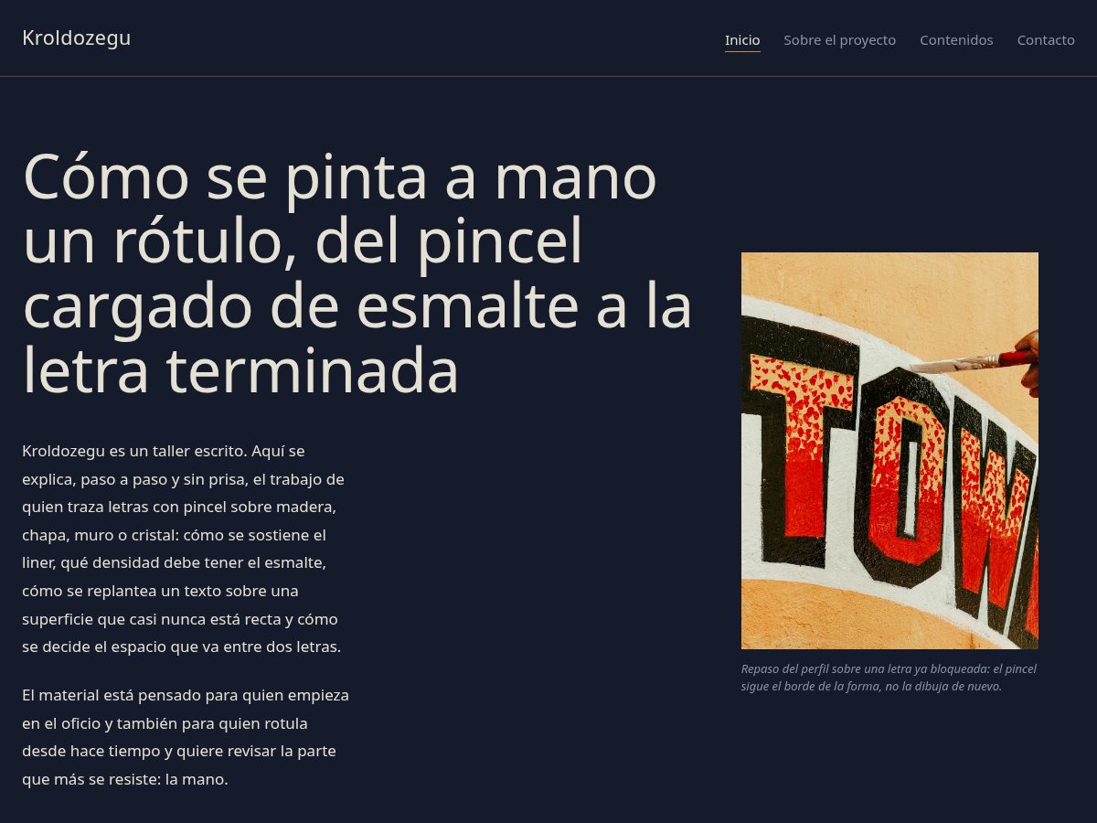 Landing-page snapshot of kroldozegu.world