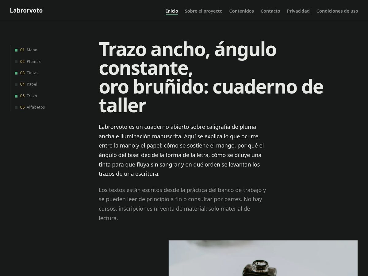 Landing-page snapshot of labrorvoto.world