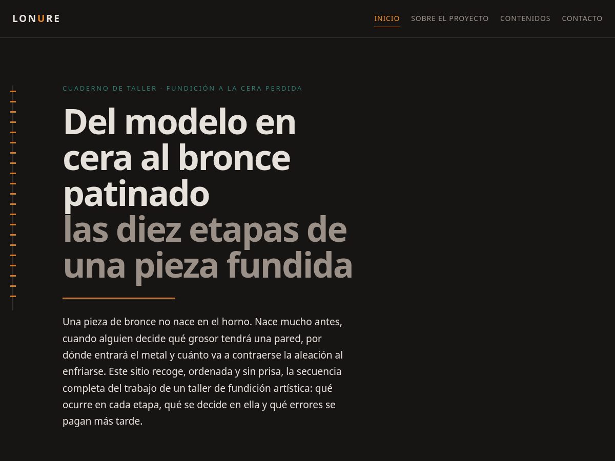 Landing-page snapshot of lonure.world