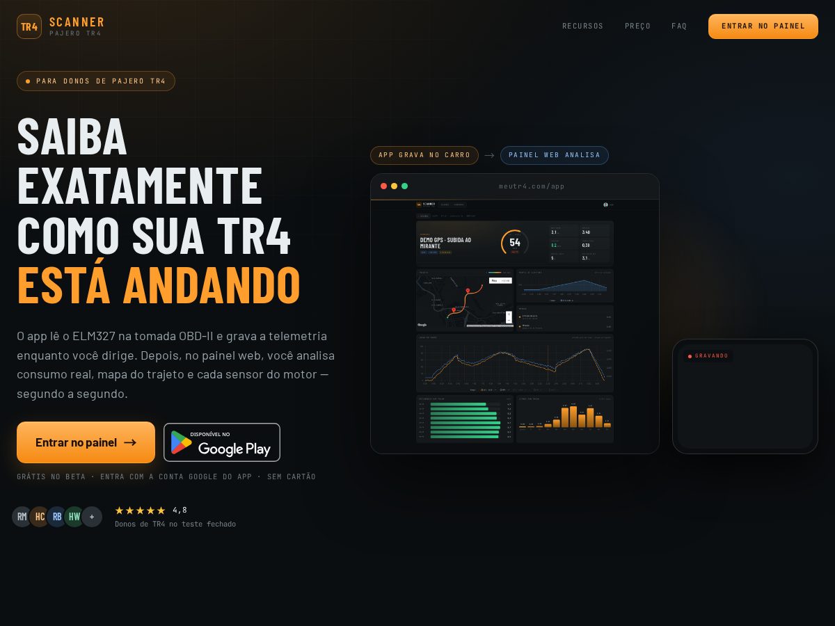 Landing-page snapshot of meutr4.com